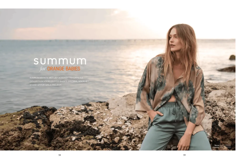wHERE in Summum Magazine 1 Samenwerking wHERE Summum Woman Orange Babies 1 2