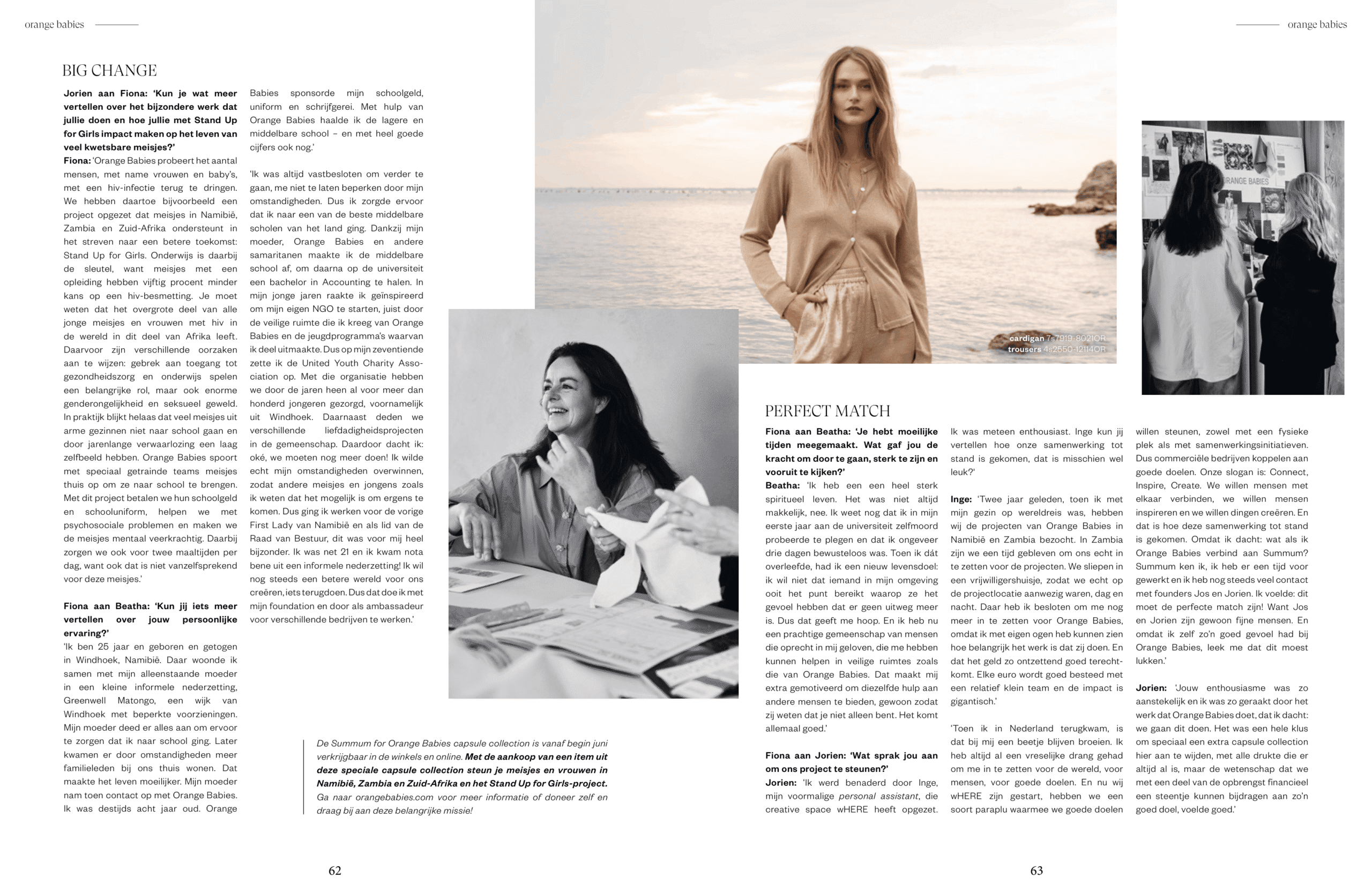 wHERE in Summum Magazine 2 Samenwerking wHERE Summum Woman Orange Babies 3 1 scaled